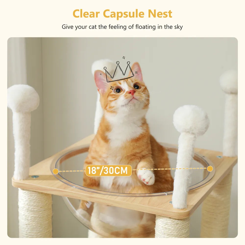 Pеtzo Cat Tree – Stylish and Durable Cat Tower with Condos and Scratching Posts