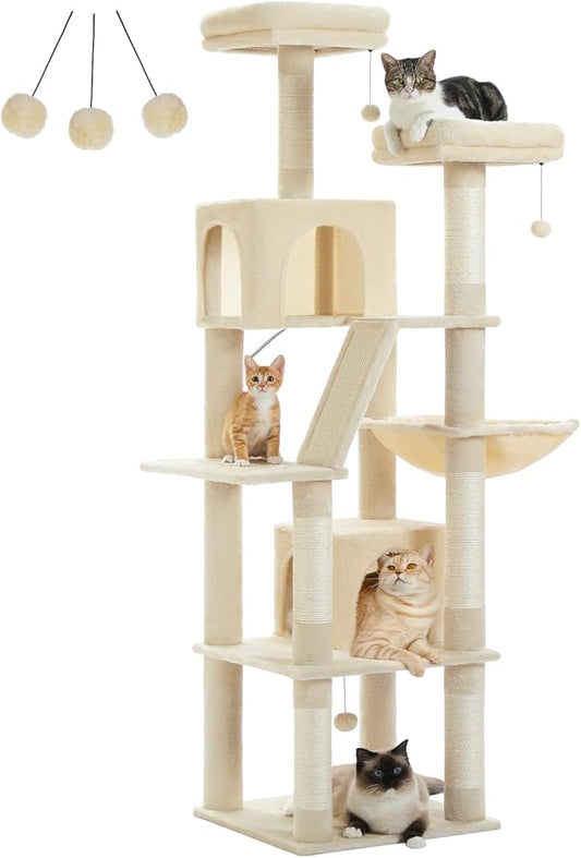 Petzo™ Tall Cat Tree - Durable, Cozy, and Safe, 180 cm