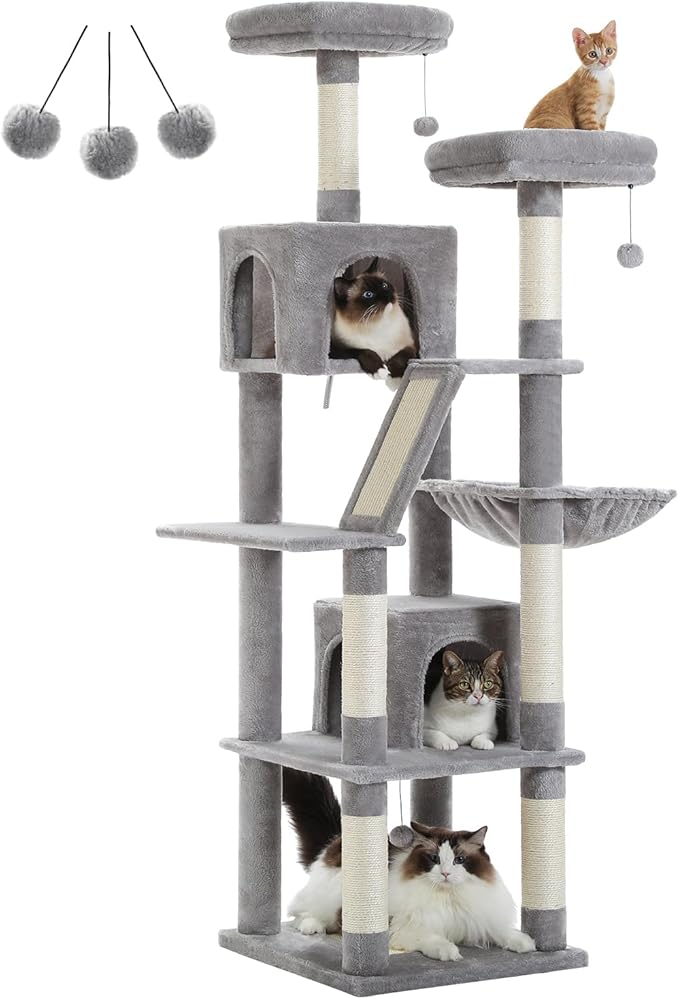 Petzo™ Tall Cat Tree - Durable, Cozy, and Safe, 180 cm