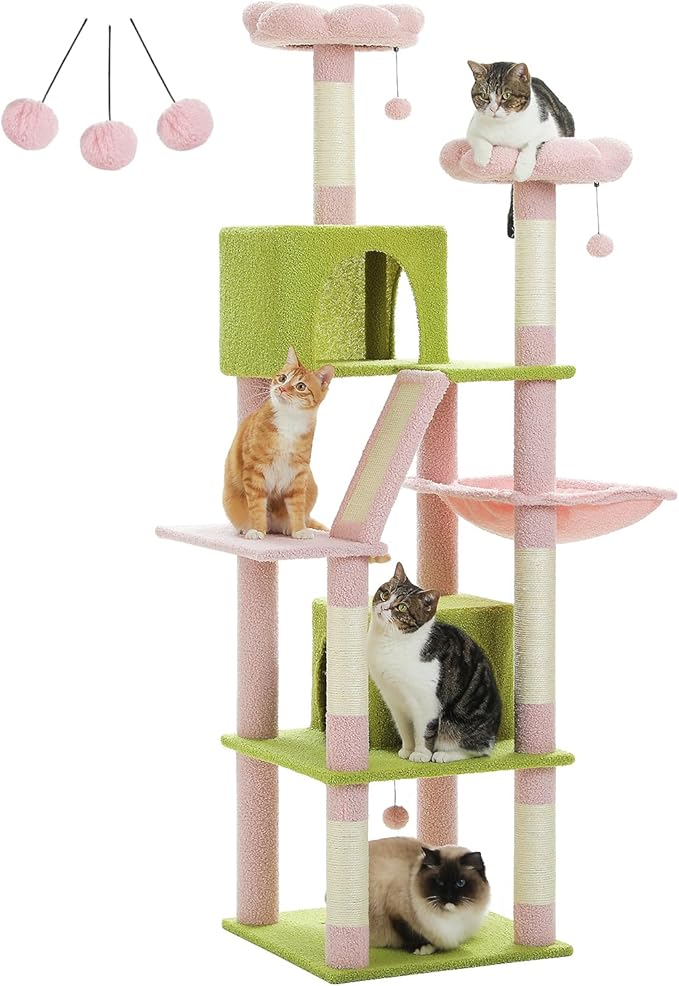 Petzo™ Tall Cat Tree - Durable, Cozy, and Safe, 180 cm