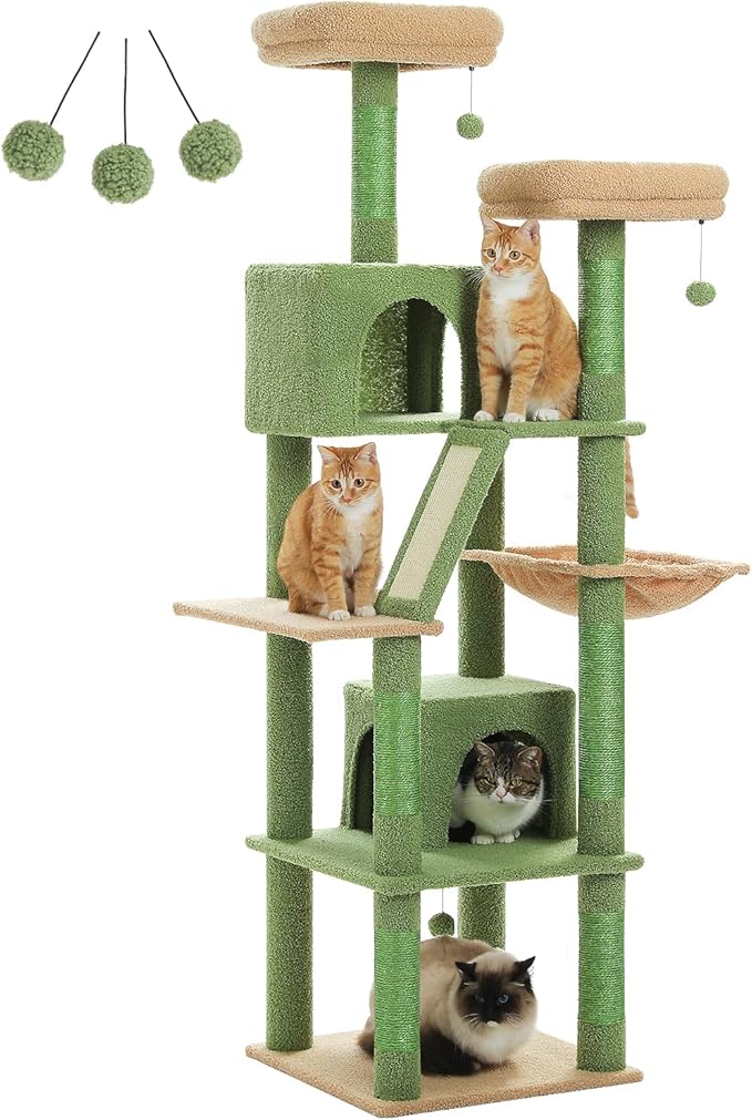 Petzo™ Tall Cat Tree - Durable, Cozy, and Safe, 180 cm