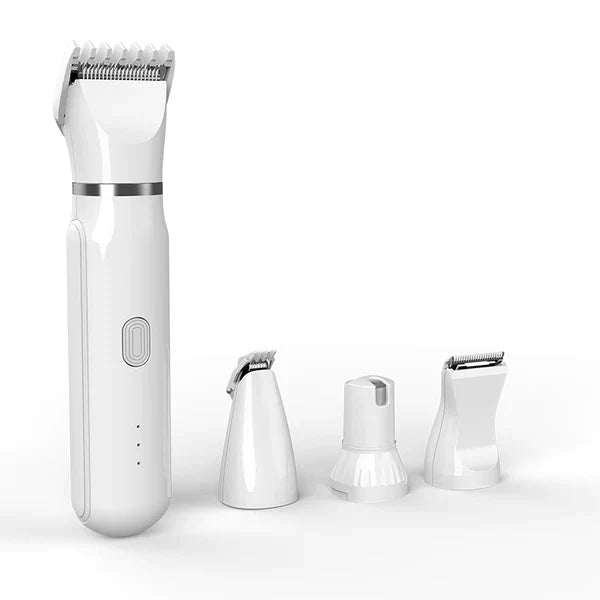 PETZO 4-IN-1 GROOMING CLIPPER – PERFECT GROOMING WITH 4 BLADES