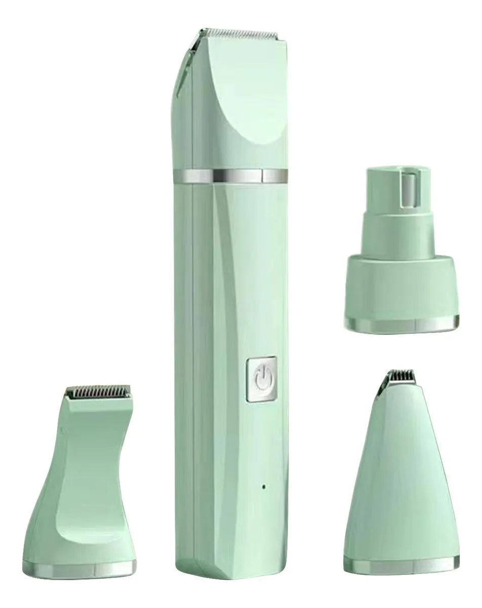 PETZO 4-IN-1 GROOMING CLIPPER – PERFECT GROOMING WITH 4 BLADES