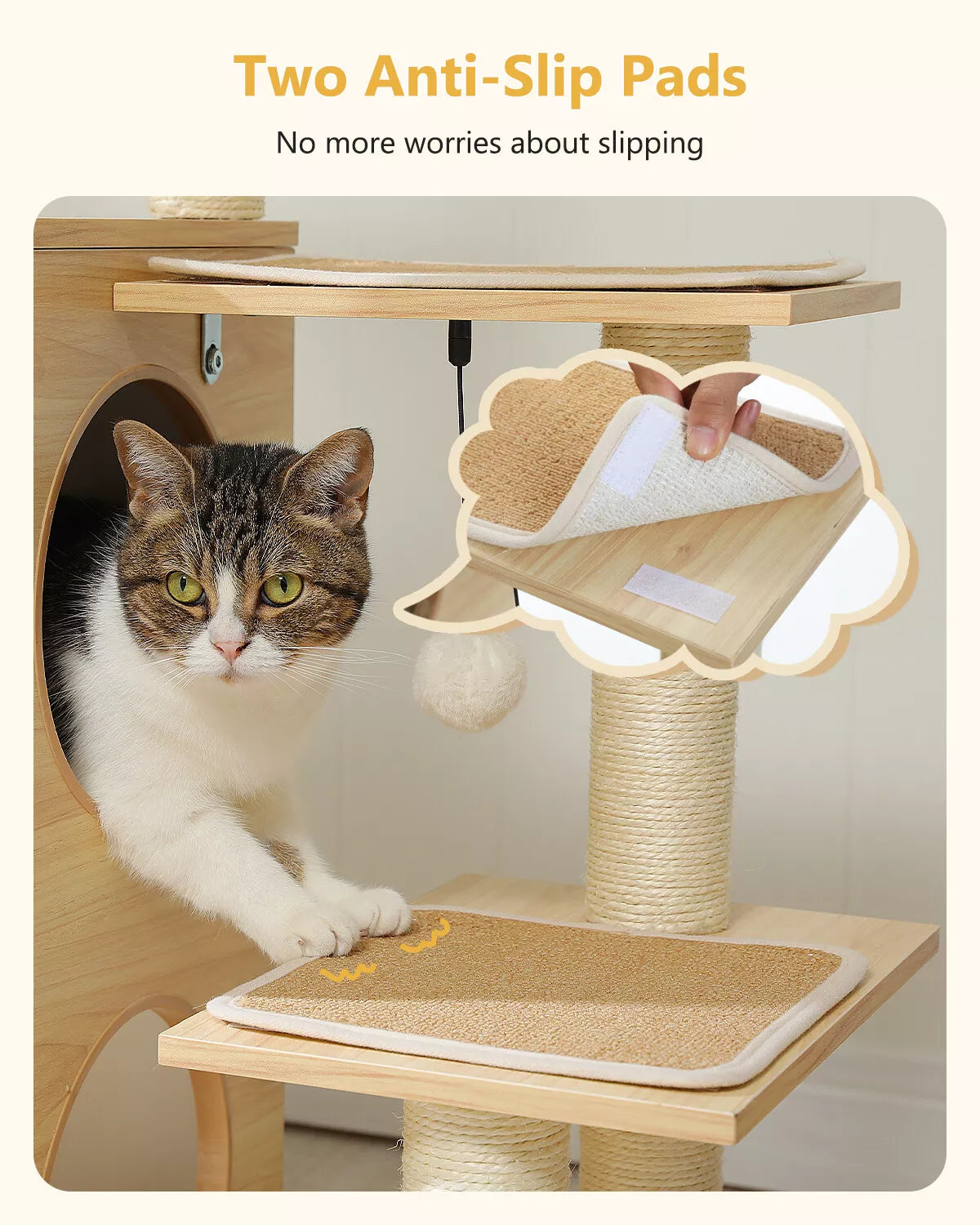 Pеtzo Cat Tree – Stylish and Durable Cat Tower with Condos and Scratching Posts